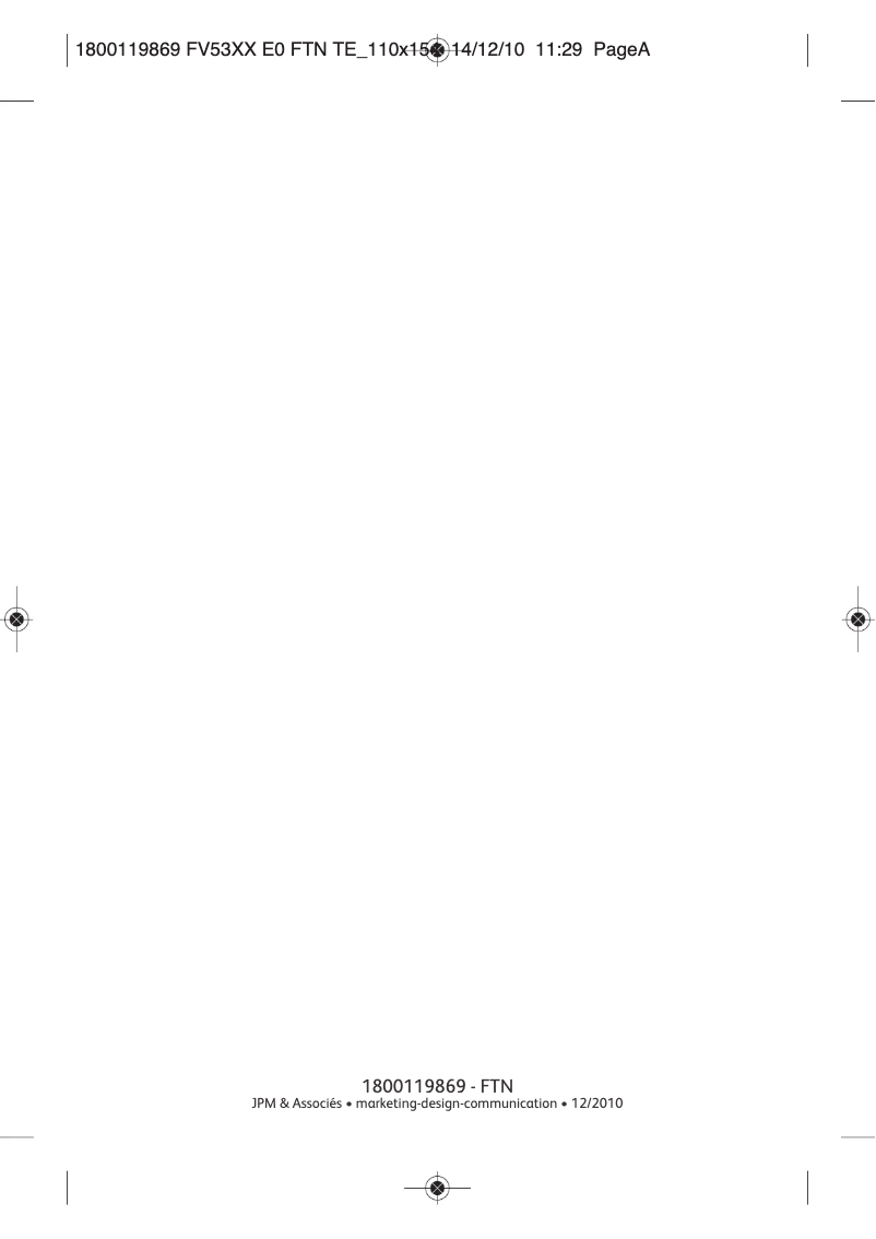 Image de la première page du manuel de l'appareil Aquaspeed FV5332