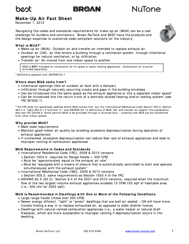 Página 1 del manual Ficha técnica Best MD6T