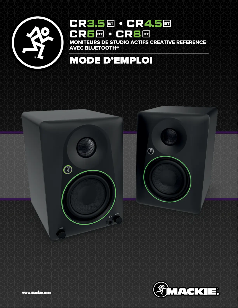 Page n°1 - Manuel utilisateur Mackie CR8BT