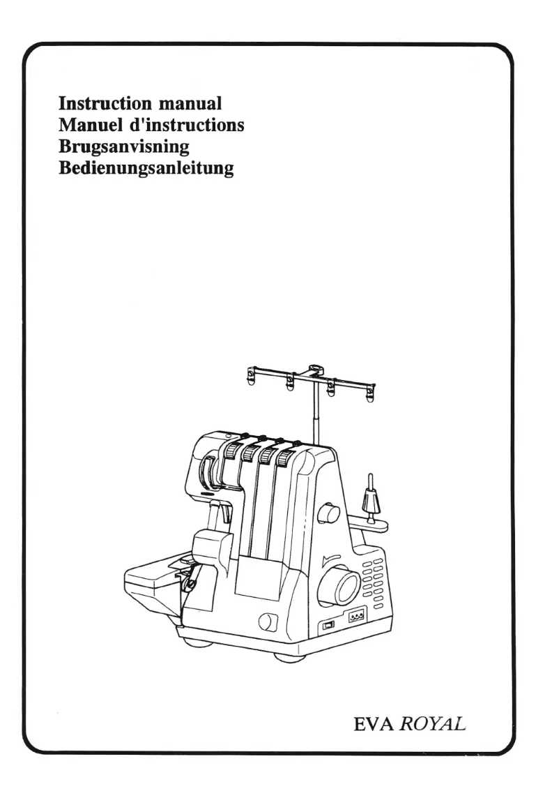 Page n°1 - Manuel utilisateur RCE EVA Royal 1234DF