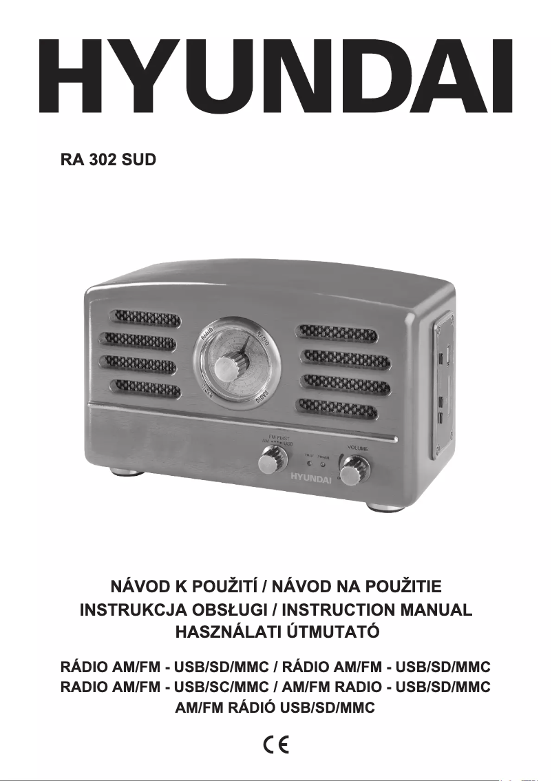 Page 1 de la notice Manuel utilisateur Hyundai Retro RA 302