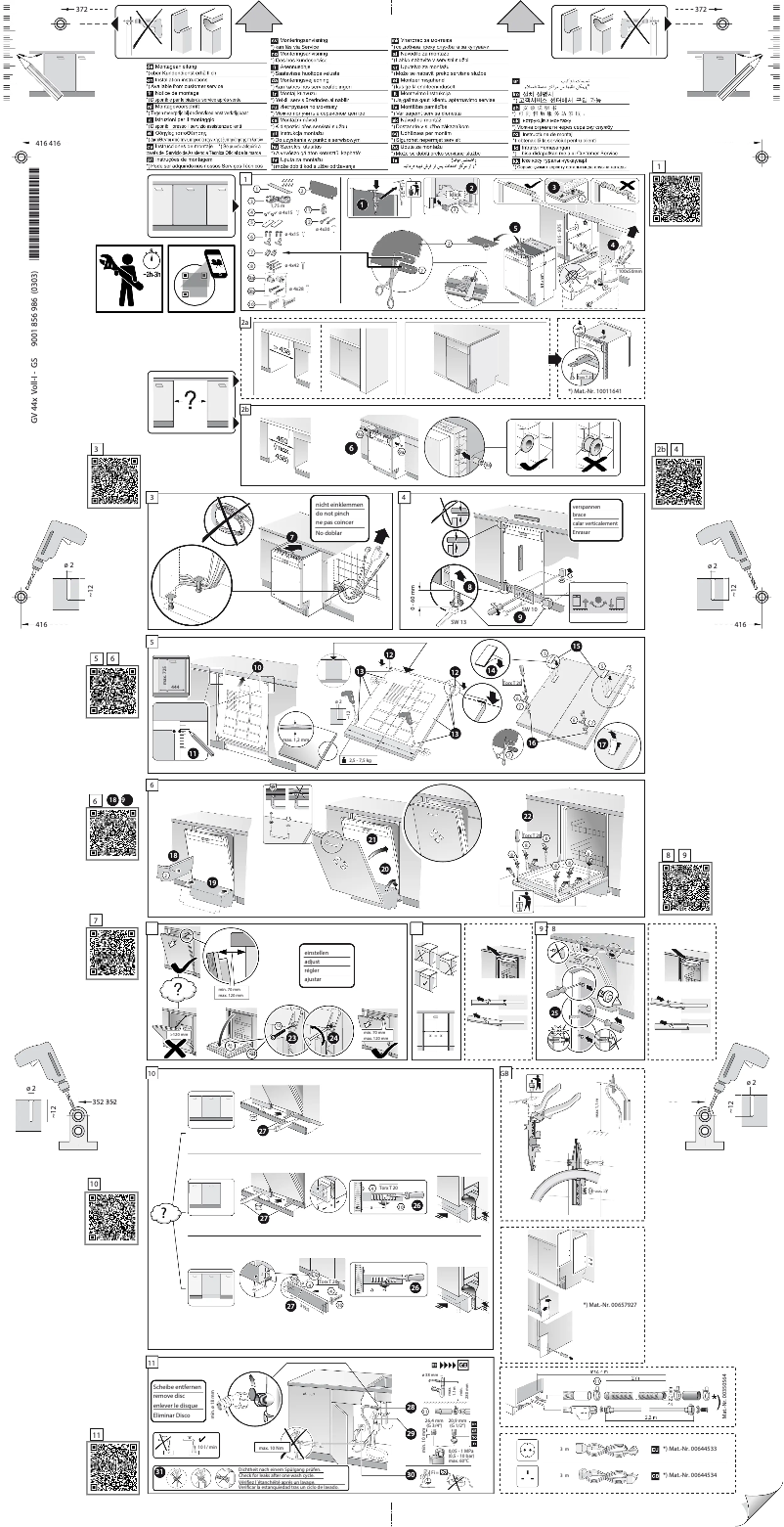 Page n°1 - Manuel utilisateur Bosch SPV6EMX70Q