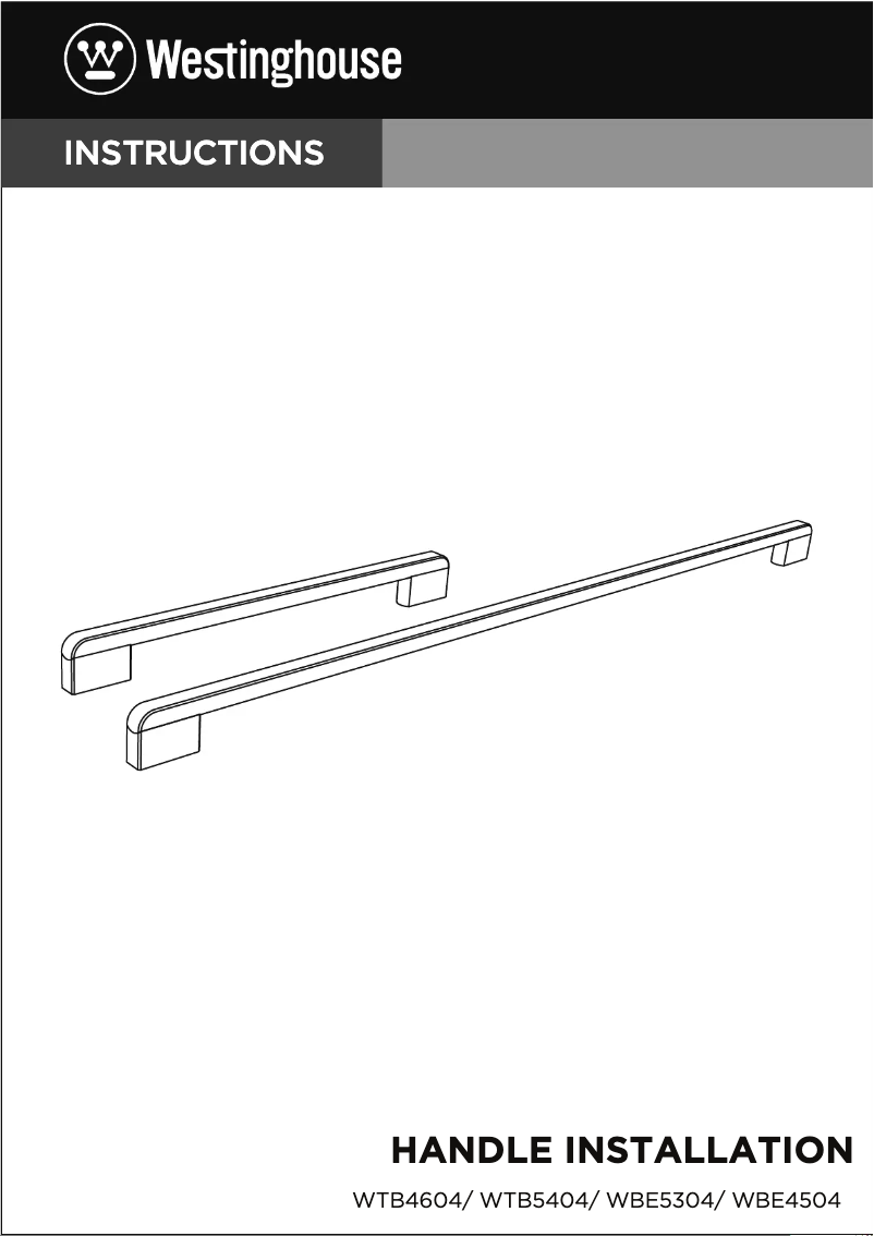 Image de la première page du manuel de l'appareil WTB5404SB