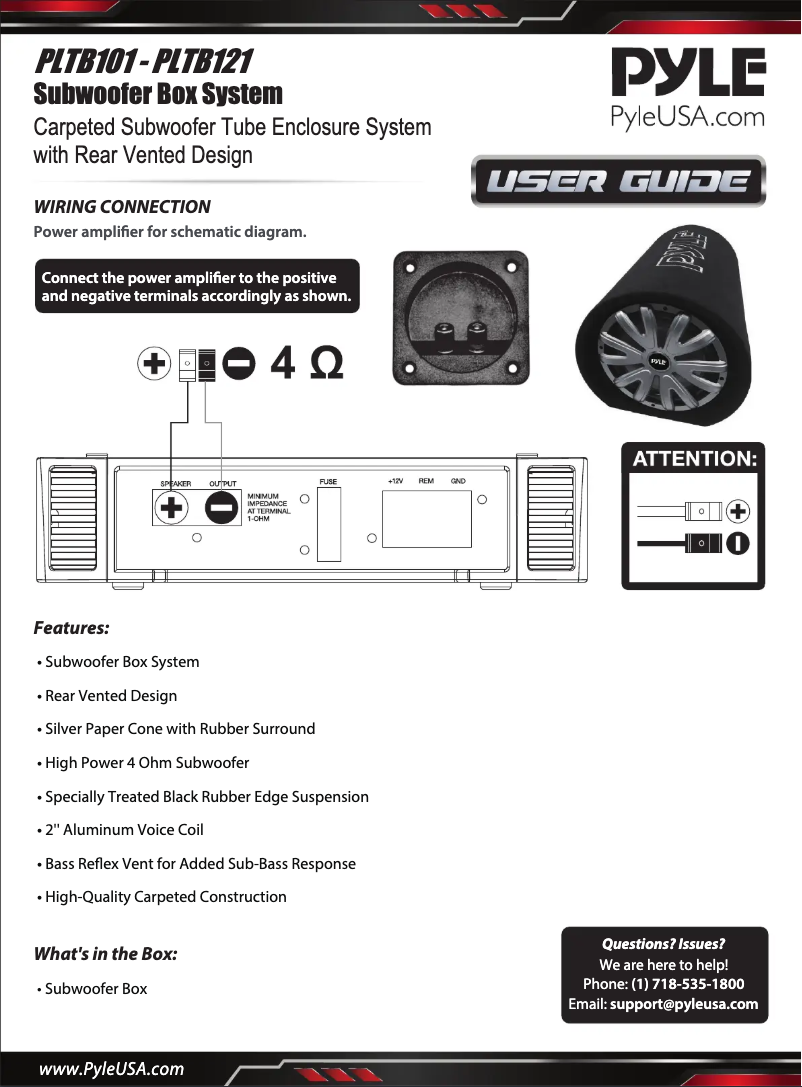 Image de la première page du manuel de l'appareil PLTB121