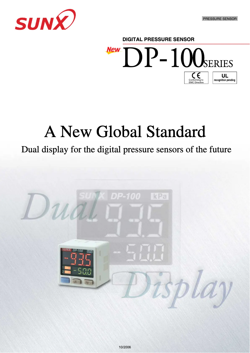 Imagen de la primera página del manual del dispositivo DP-112A-E-P-J