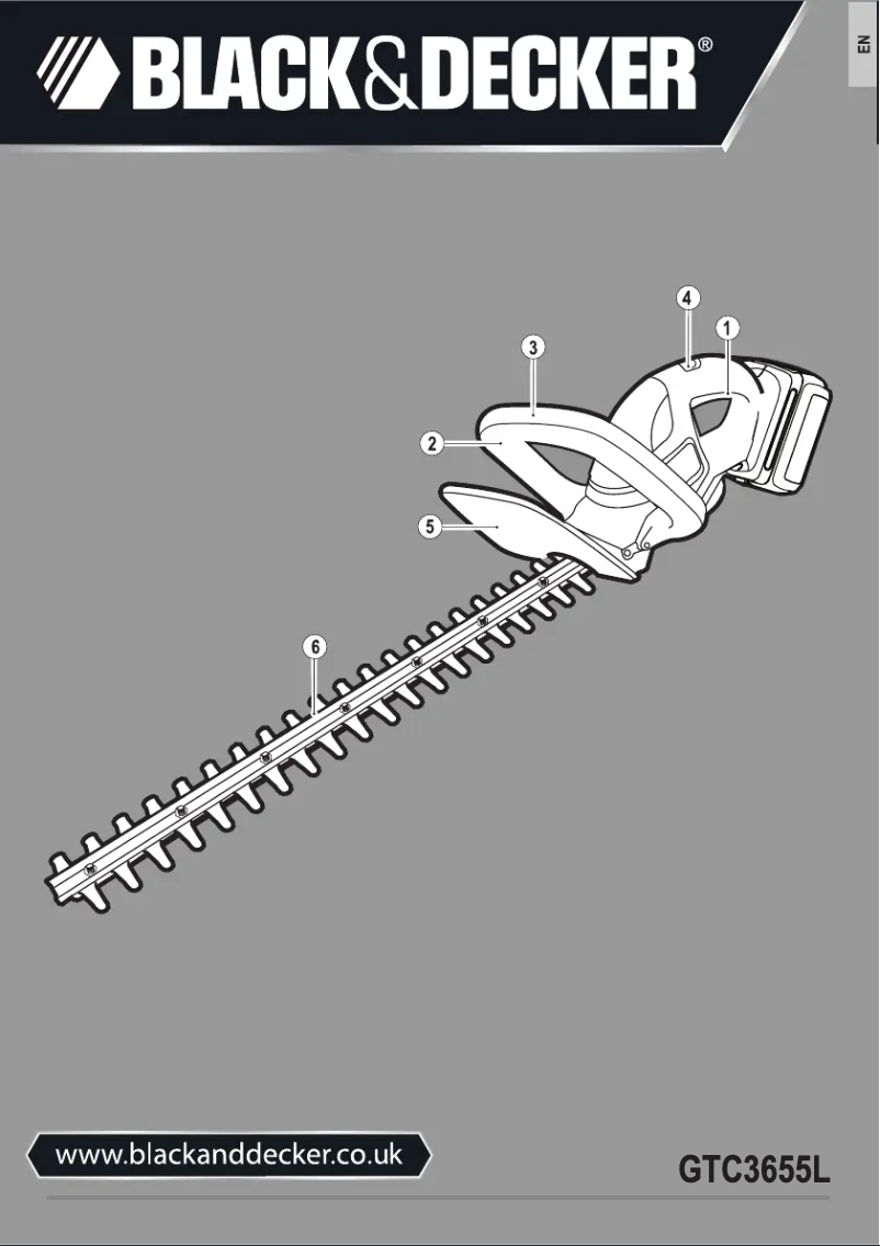 Page 1 de la notice Manuel utilisateur Black & Decker GTC3655L