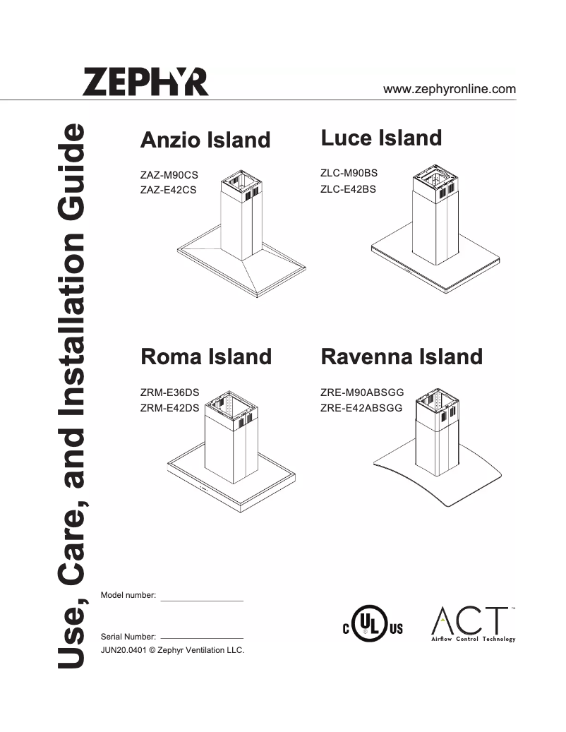 Image de la première page du manuel de l'appareil Roma Island ZRM-E36DS