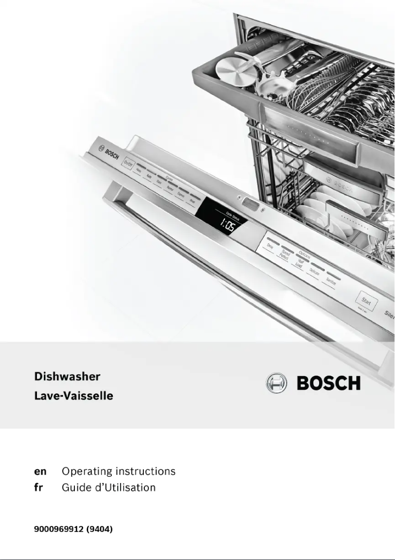 Page n°1 - Mode d'emploi Bosch 800 Series SHX68T55UC