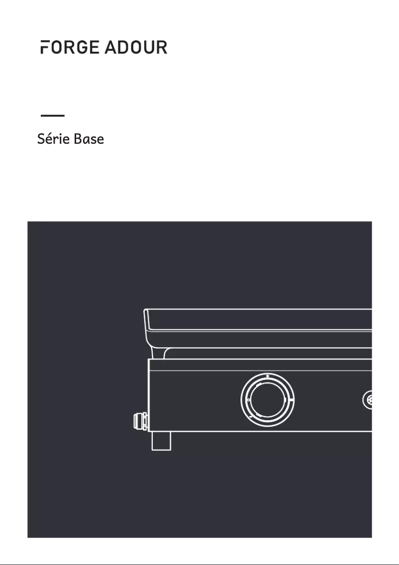 Page 1 de la notice Manuel utilisateur Forge Adour Base G60 I