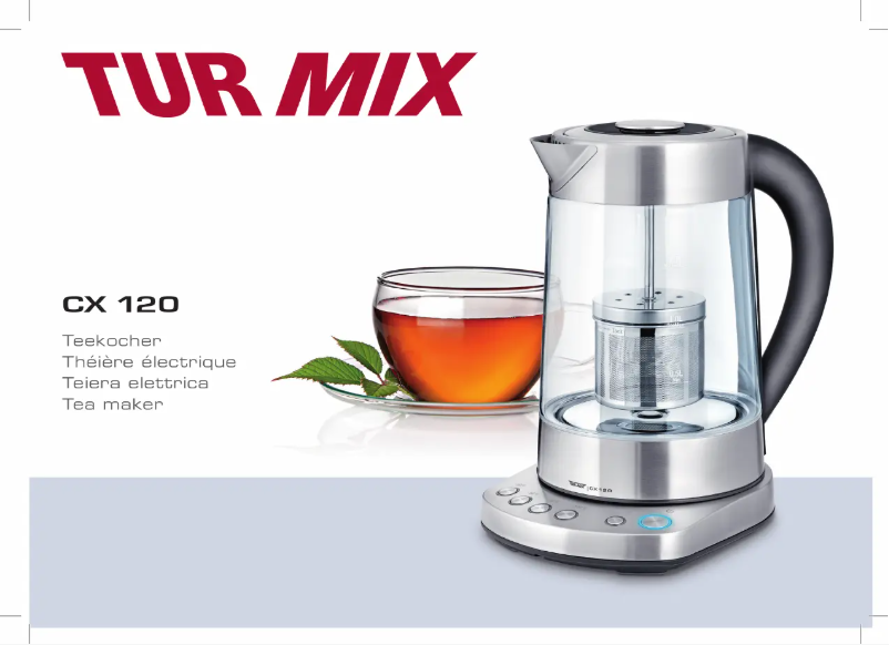 Page n°1 - Manuel utilisateur Turmix CX 120