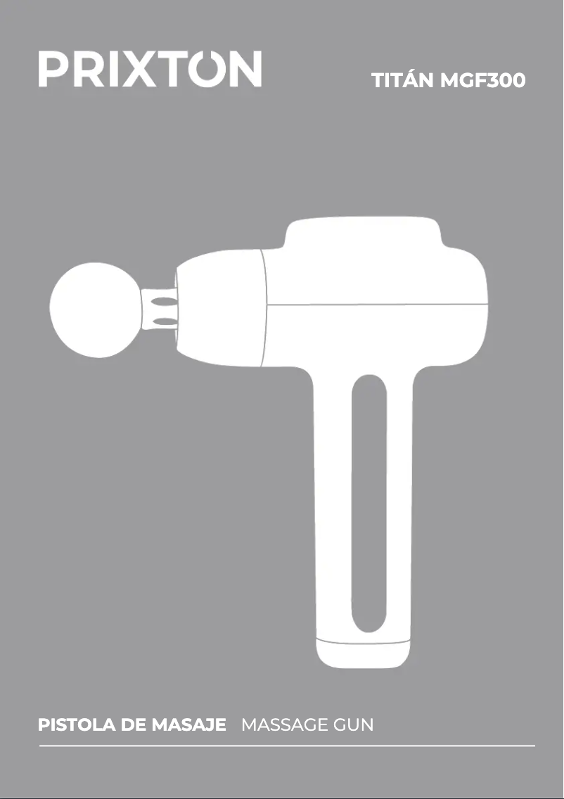 Image de la première page du manuel de l'appareil MGF300