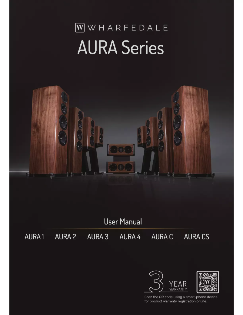 Image de la première page du manuel de l'appareil Aura CS