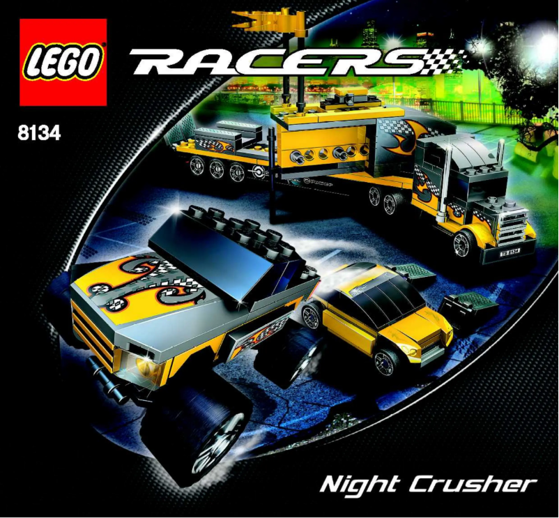 Page 1 de la notice Manuel utilisateur Lego Night Crusher