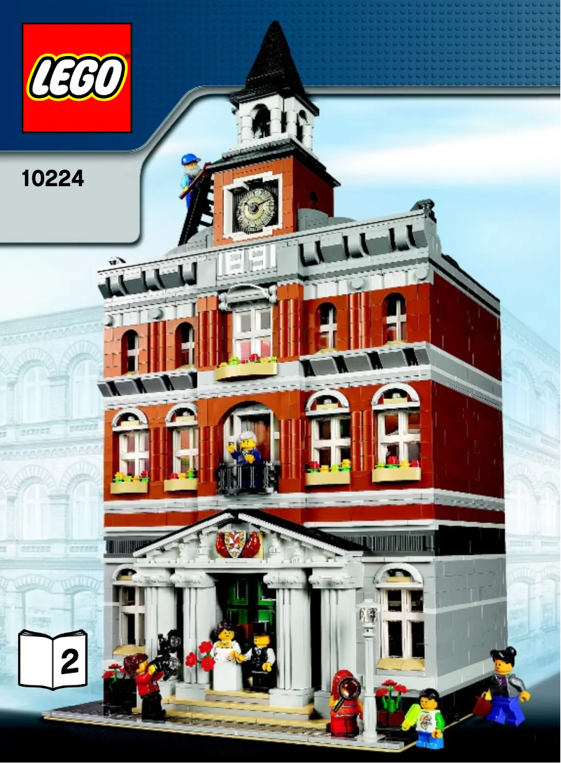 Page 1 de la notice Manuel utilisateur Lego Town Hall