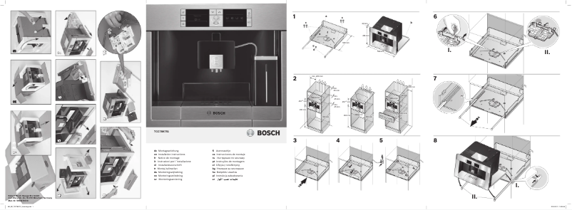 Page 1 de la notice Guide d'installation Bosch TCC78K751B
