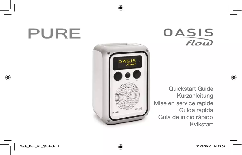 Page 1 de la notice Manuel utilisateur Pure Oasis Flow