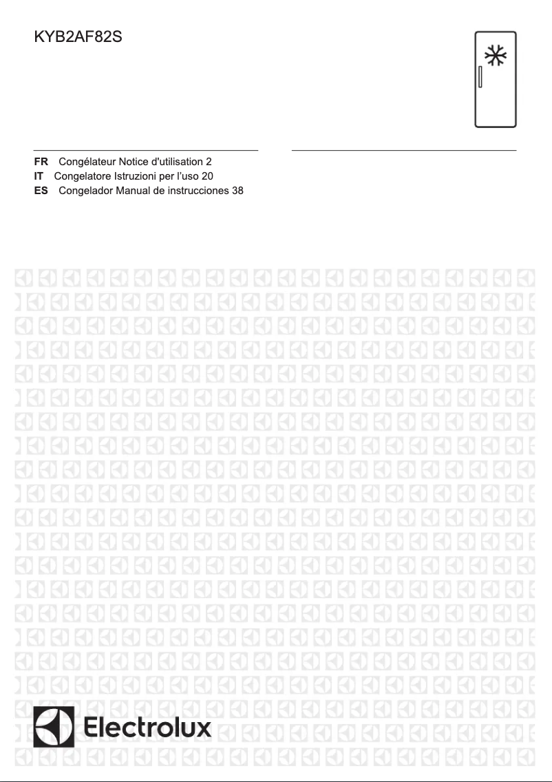 Image de la première page du manuel de l'appareil KYB2AF82S