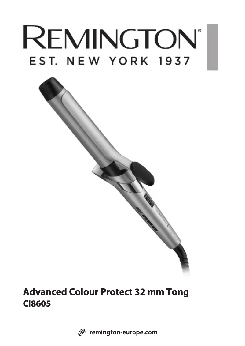 Page 1 de la notice Manuel utilisateur Remington Advanced Colour Protect CI8605