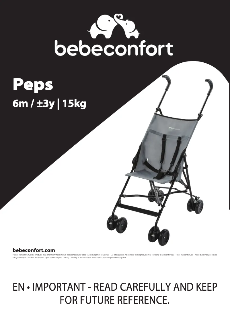 Image de la première page du manuel de l'appareil Peps