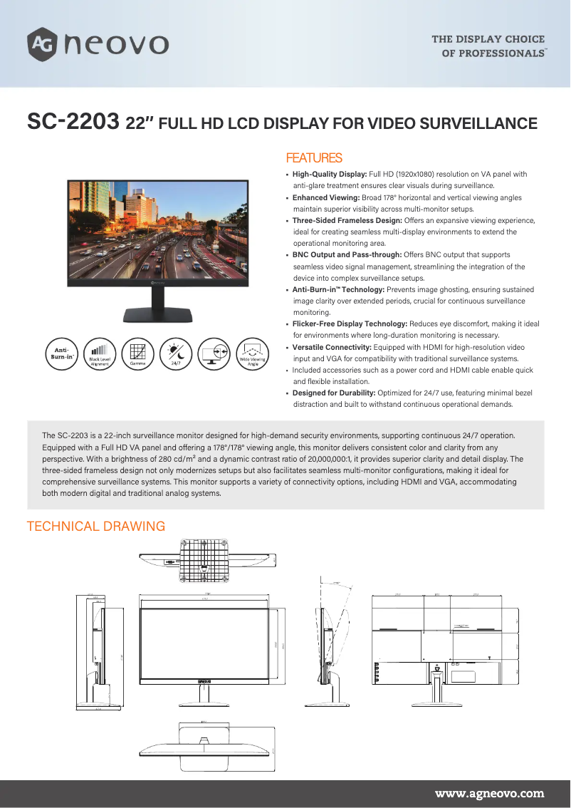 Image de la première page du manuel de l'appareil SC-2203