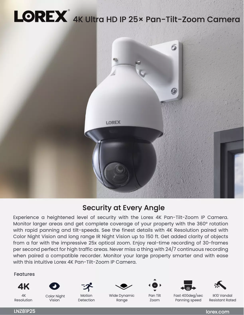 Image de la première page du manuel de l'appareil LNZ81P25