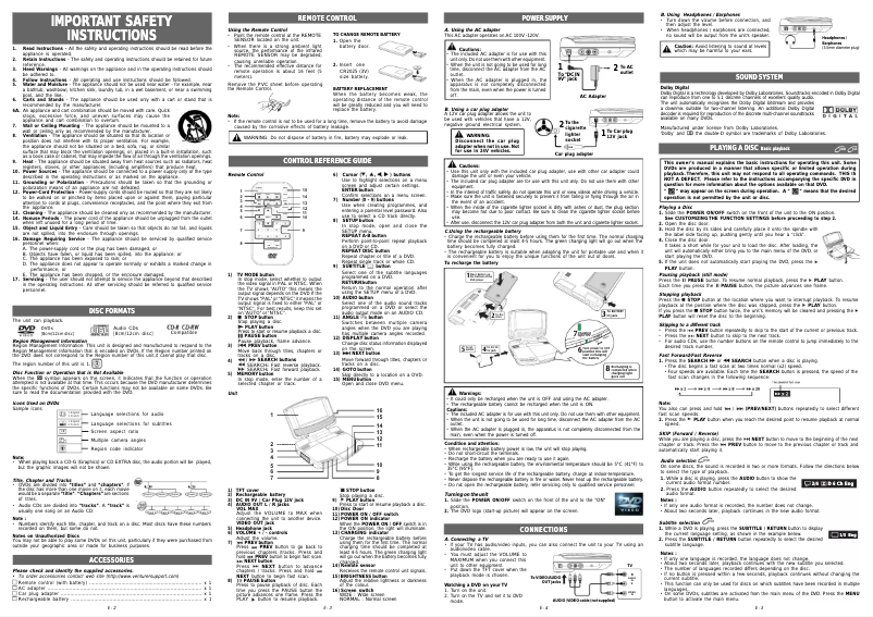 Page n°1 - Manuel utilisateur Durabrand 7