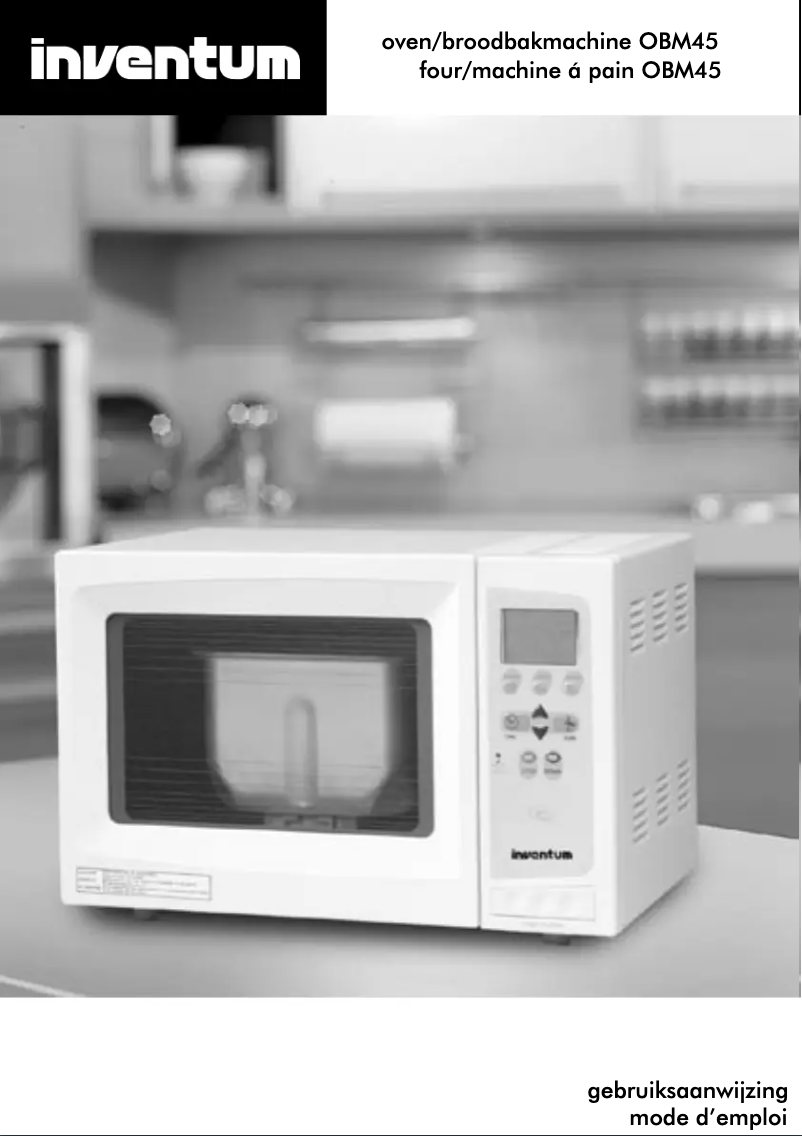 Page n°1 - Manuel utilisateur Inventum OBM45