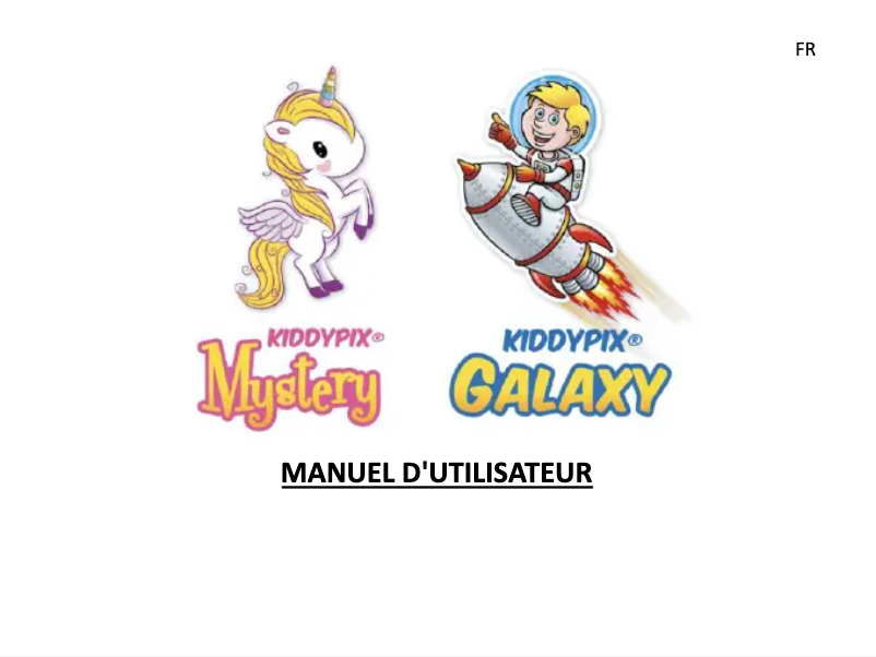 Image de la première page du manuel de l'appareil Kiddypix Mystery