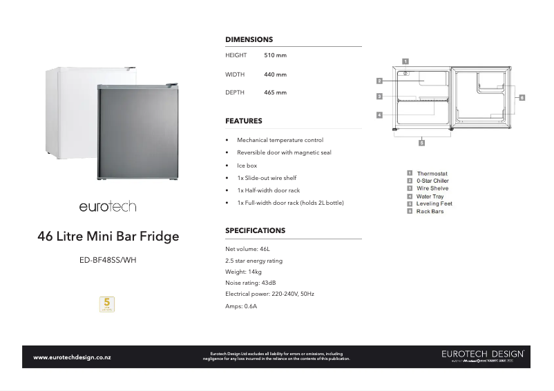 Page n°1 - Manuel utilisateur Eurotech ED-BF48WH
