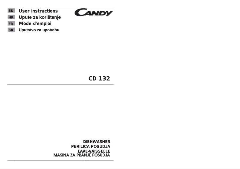 Image de la première page du manuel de l'appareil CD 132/1-S