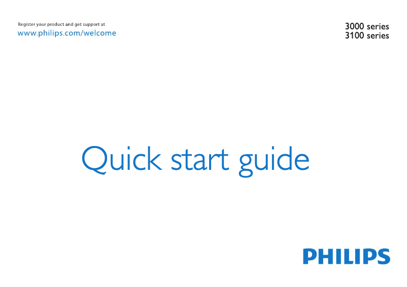 First page image of the manual for 42PFL3018T