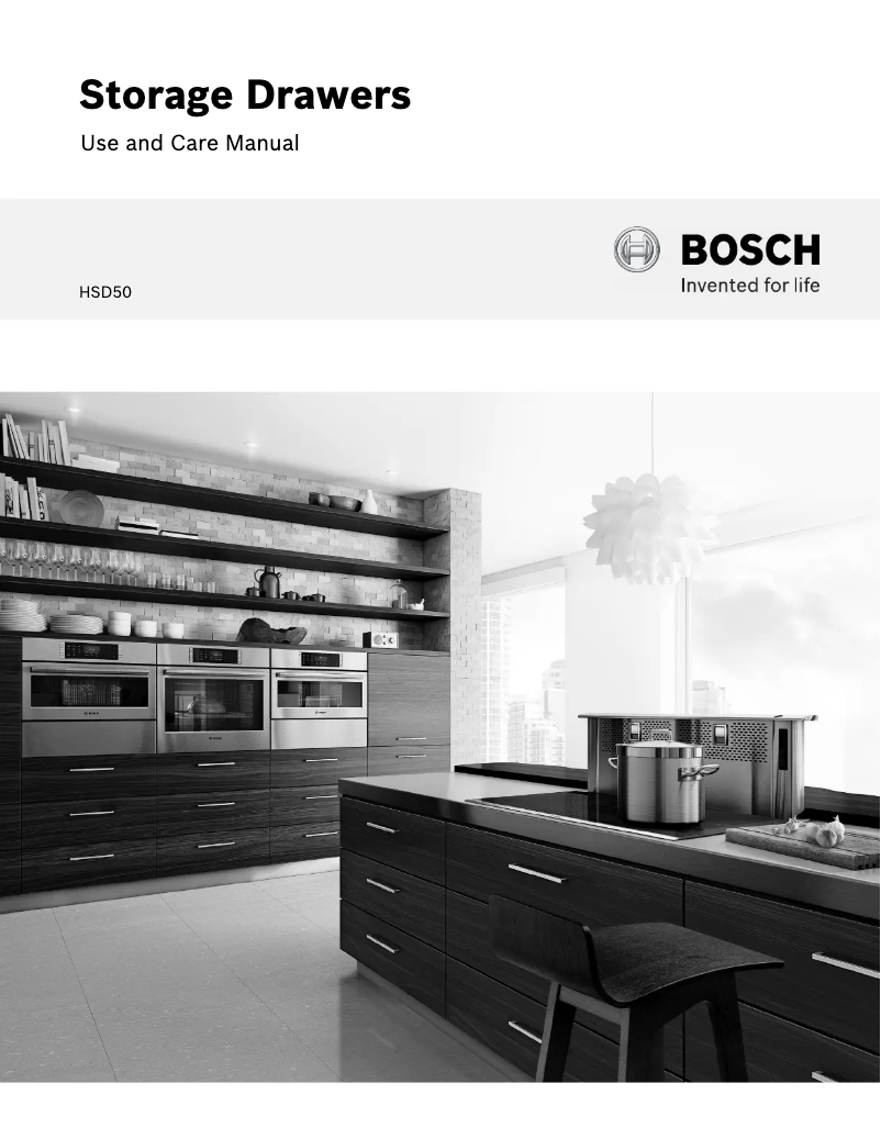 Page n°1 - Manuel utilisateur Bosch HSD5051UC
