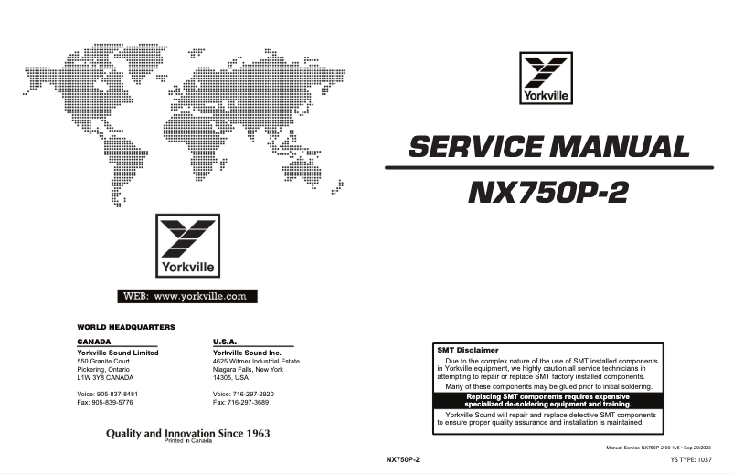 Image de la première page du manuel de l'appareil NX750P