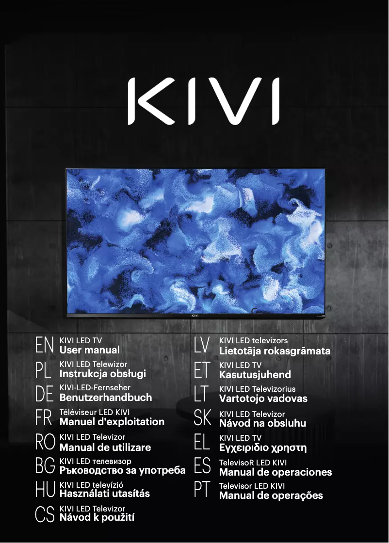 Page n°1 - Manuel utilisateur Kivi 55U750NW
