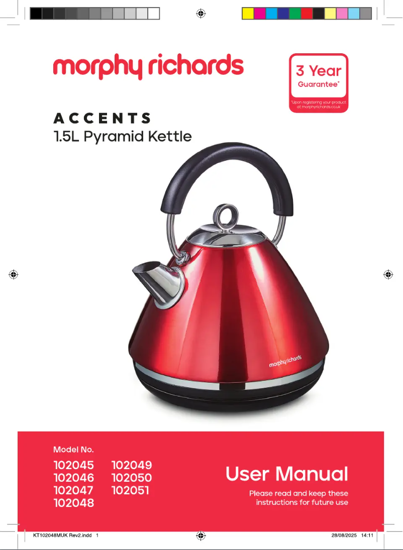 Image de la première page du manuel de l'appareil Accents 102047