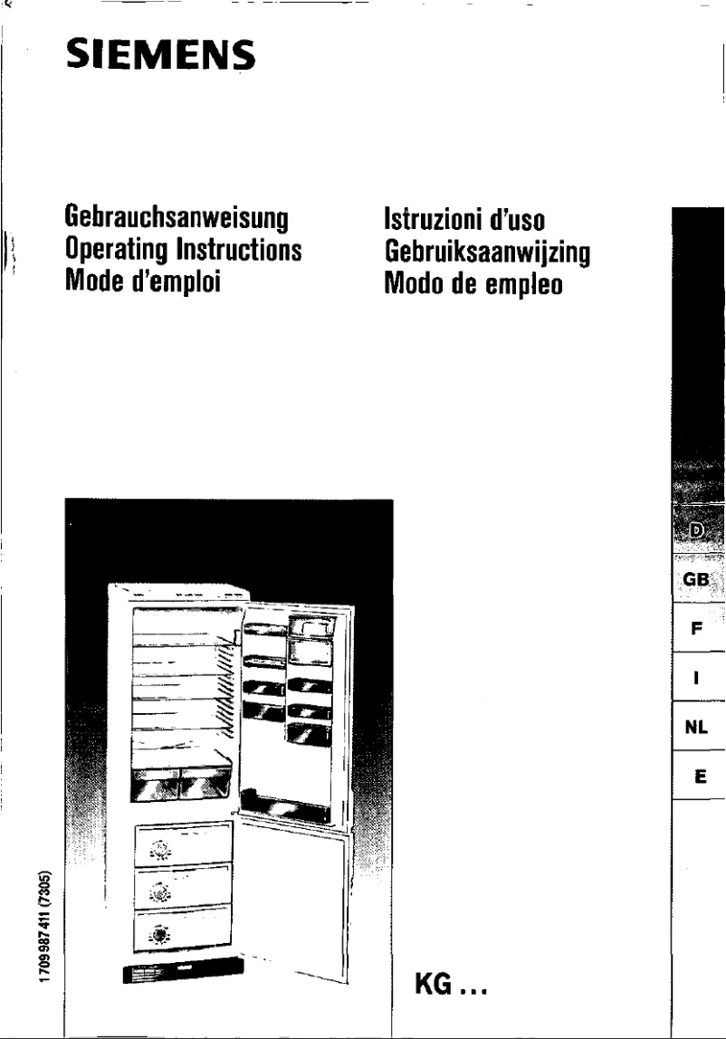 Page n°1 - Manuel utilisateur Siemens KG32EF1