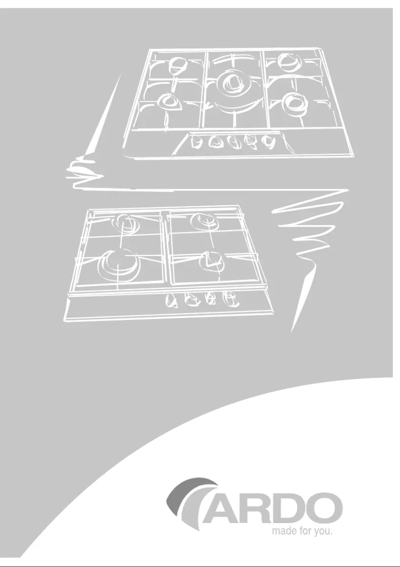 Page n°1 - Manuel utilisateur Ardo PFS32GVX