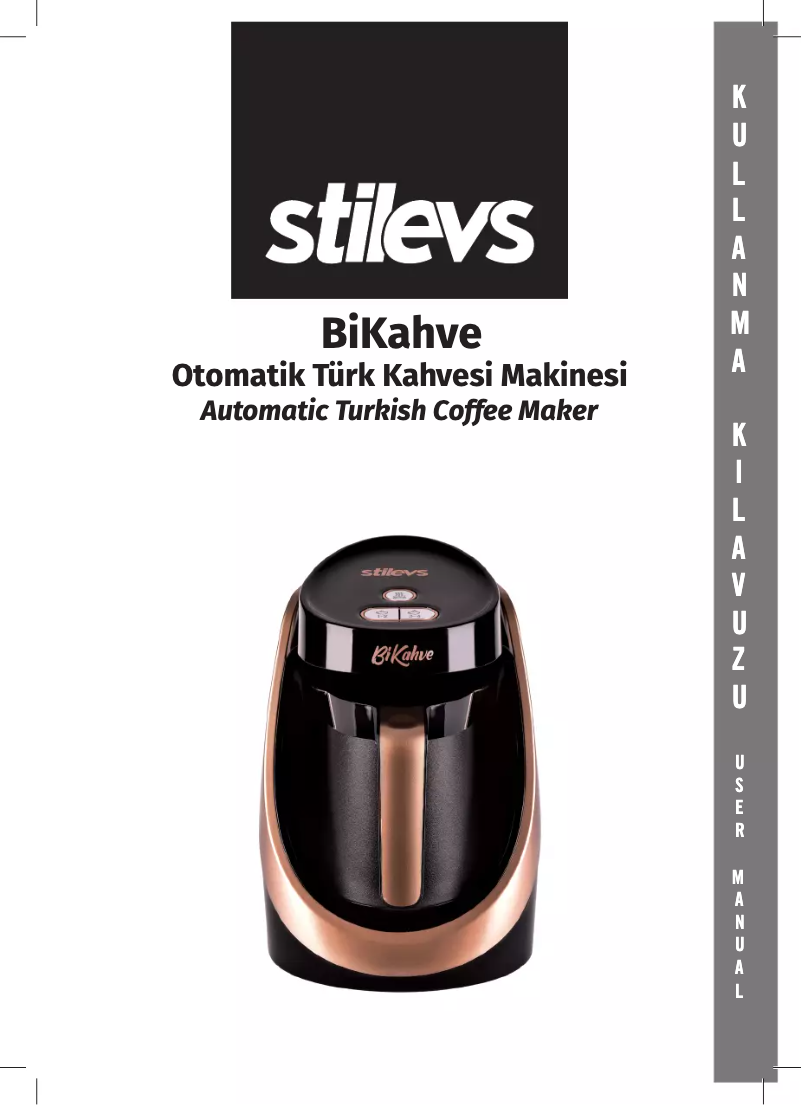 Page 1 de la notice Manuel utilisateur Stilevs BiKahve