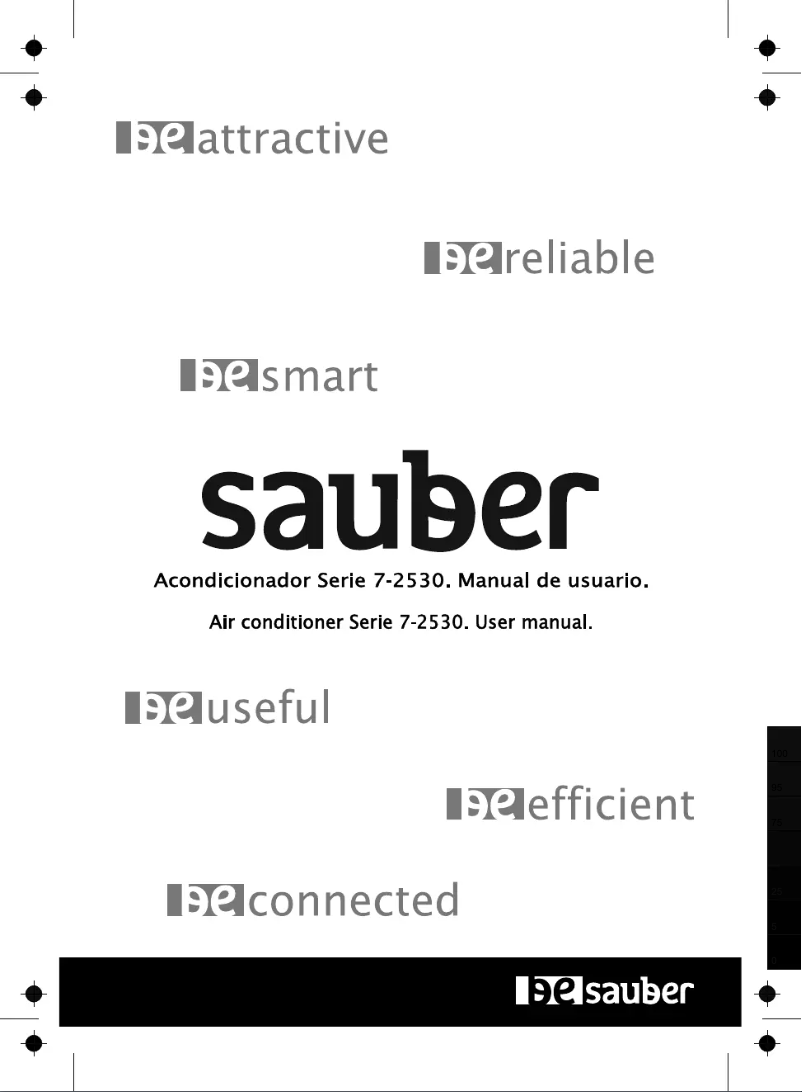 Page 1 de la notice Manuel utilisateur Sauber SERIE 7-2530