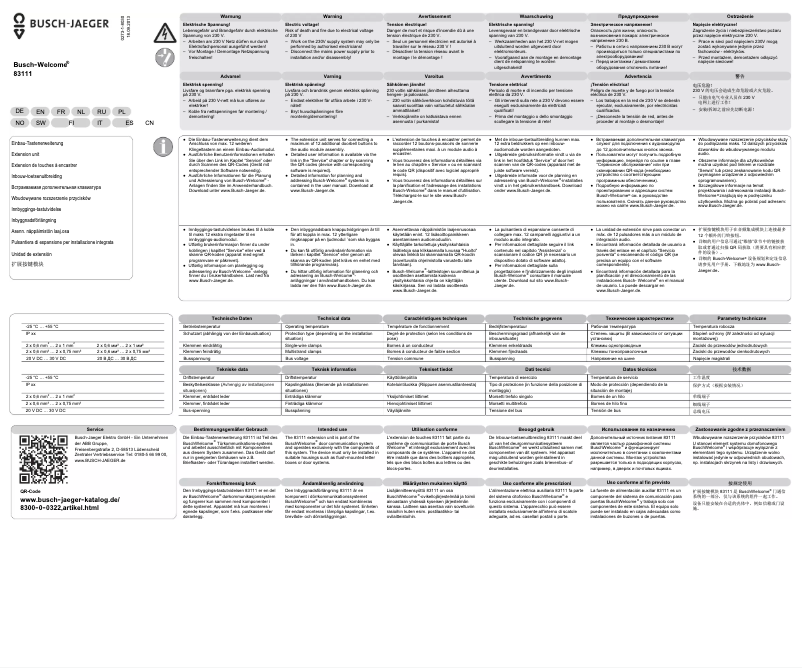 Página 1 del manual Manual de usuario Busch-Jaeger 2CKA008300A0322