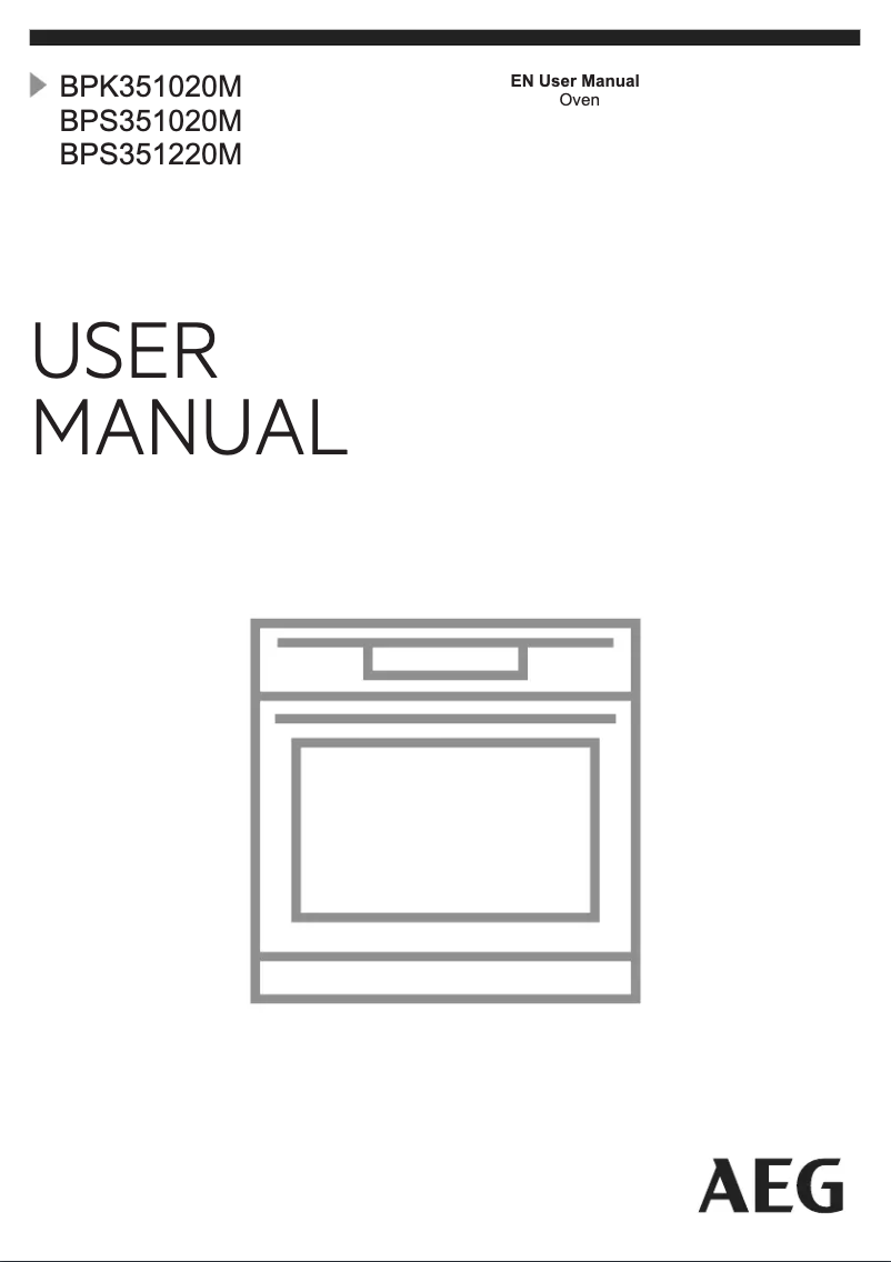 Page n°1 - Manuel utilisateur AEG BPK351020M