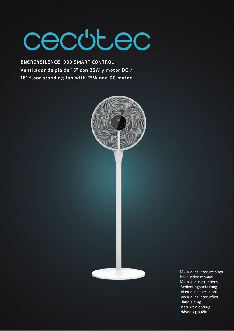 Página 1 del manual Manual de usuario Cecotec Energysilence 1000 Smart Control