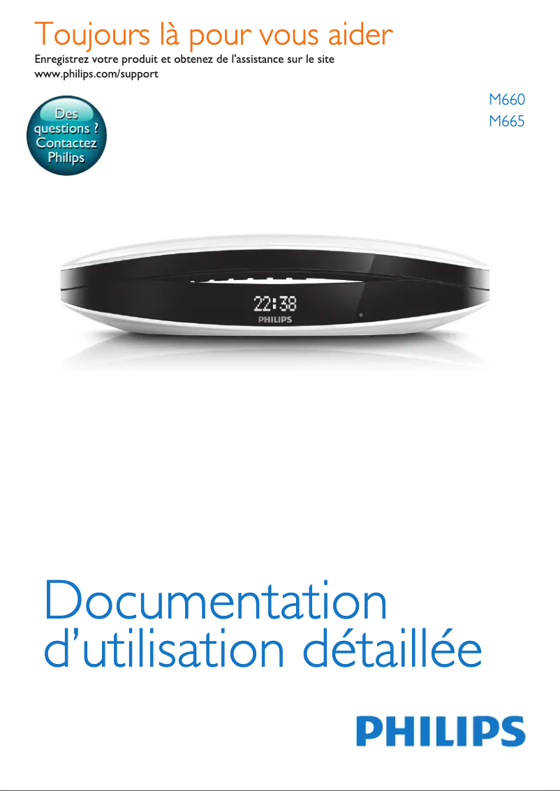 Page 1 of the manual User Manual Philips Luceo M660