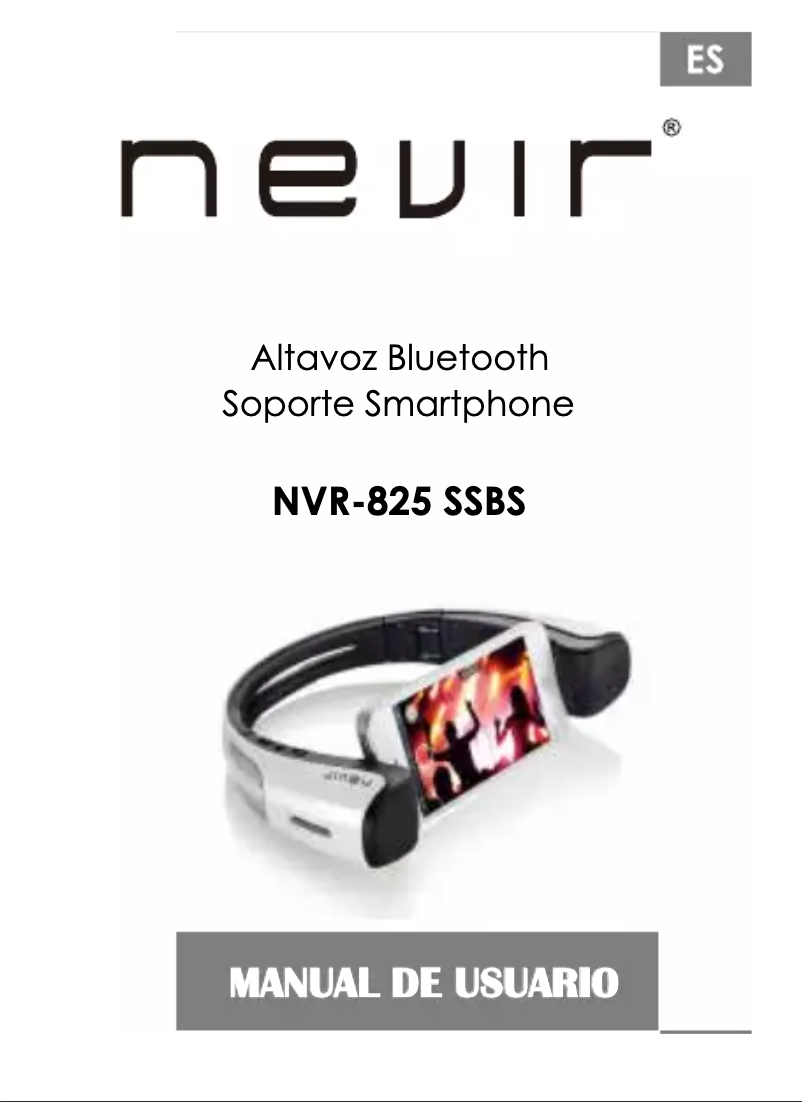 Page n°1 - Manuel utilisateur Nevir NVR-825 SSBS