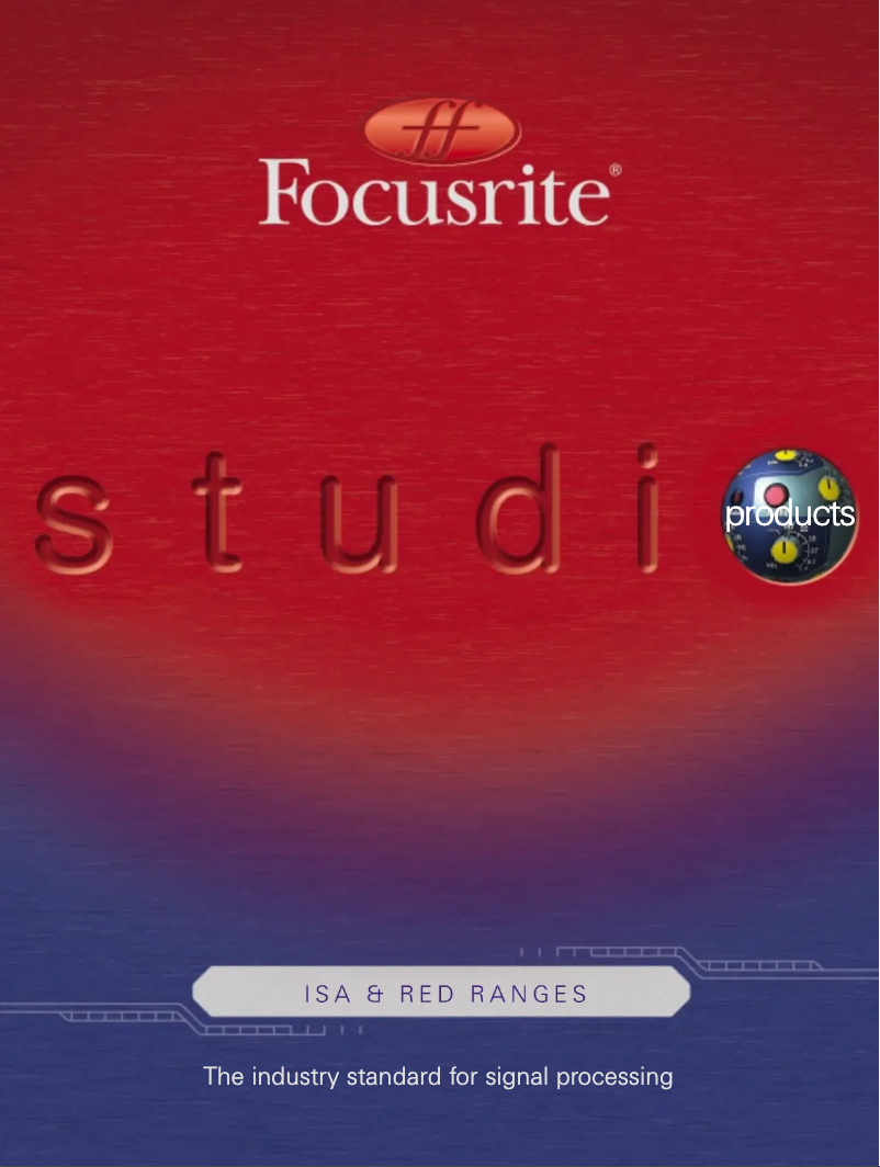 Page n°1 - Brochure Focusrite Red 7
