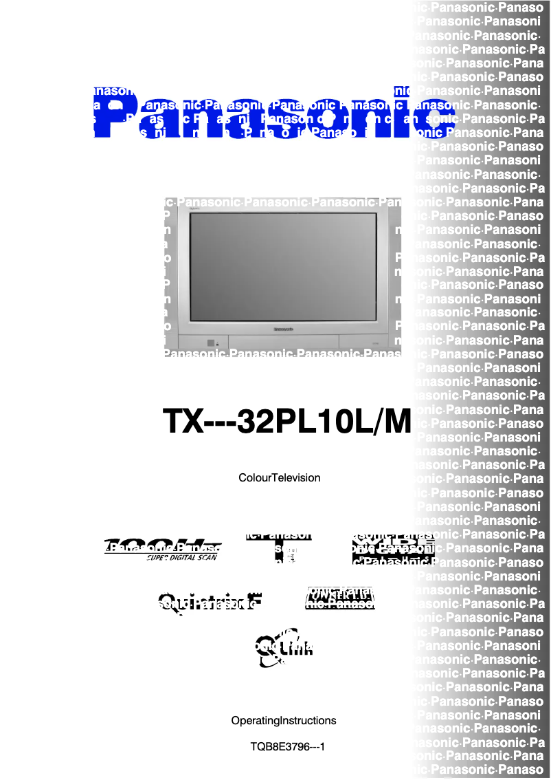 Page 1 de la notice Manuel utilisateur Panasonic TX-32PL10LM