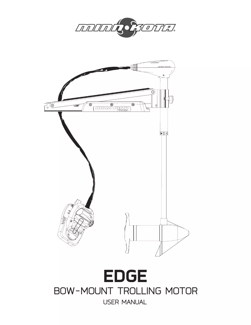 Page n°1 - Manuel utilisateur Minn Kota Edge Edge 45