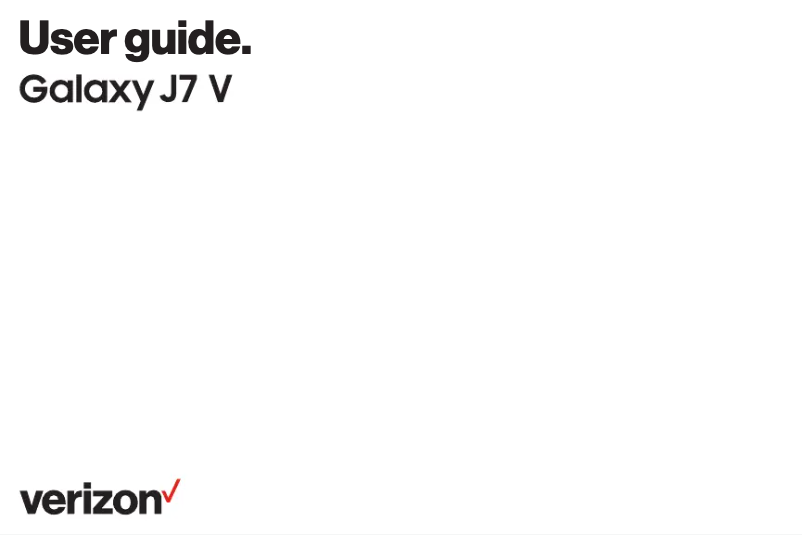 Página 1 del manual Manual de usuario Samsung Galaxy J7 V