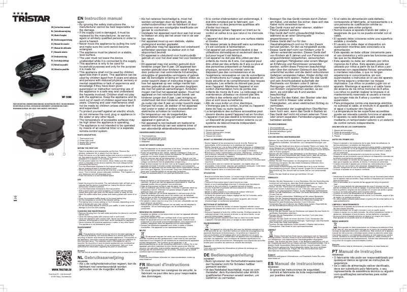 Image de la première page du manuel de l'appareil WF-3088