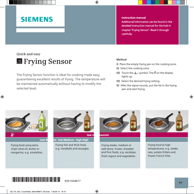 Page n°1 - Fiche technique Siemens EX679FEC1E